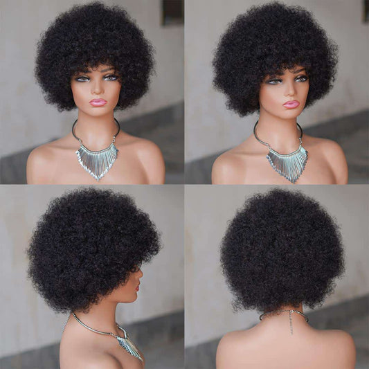 100% human hair afro